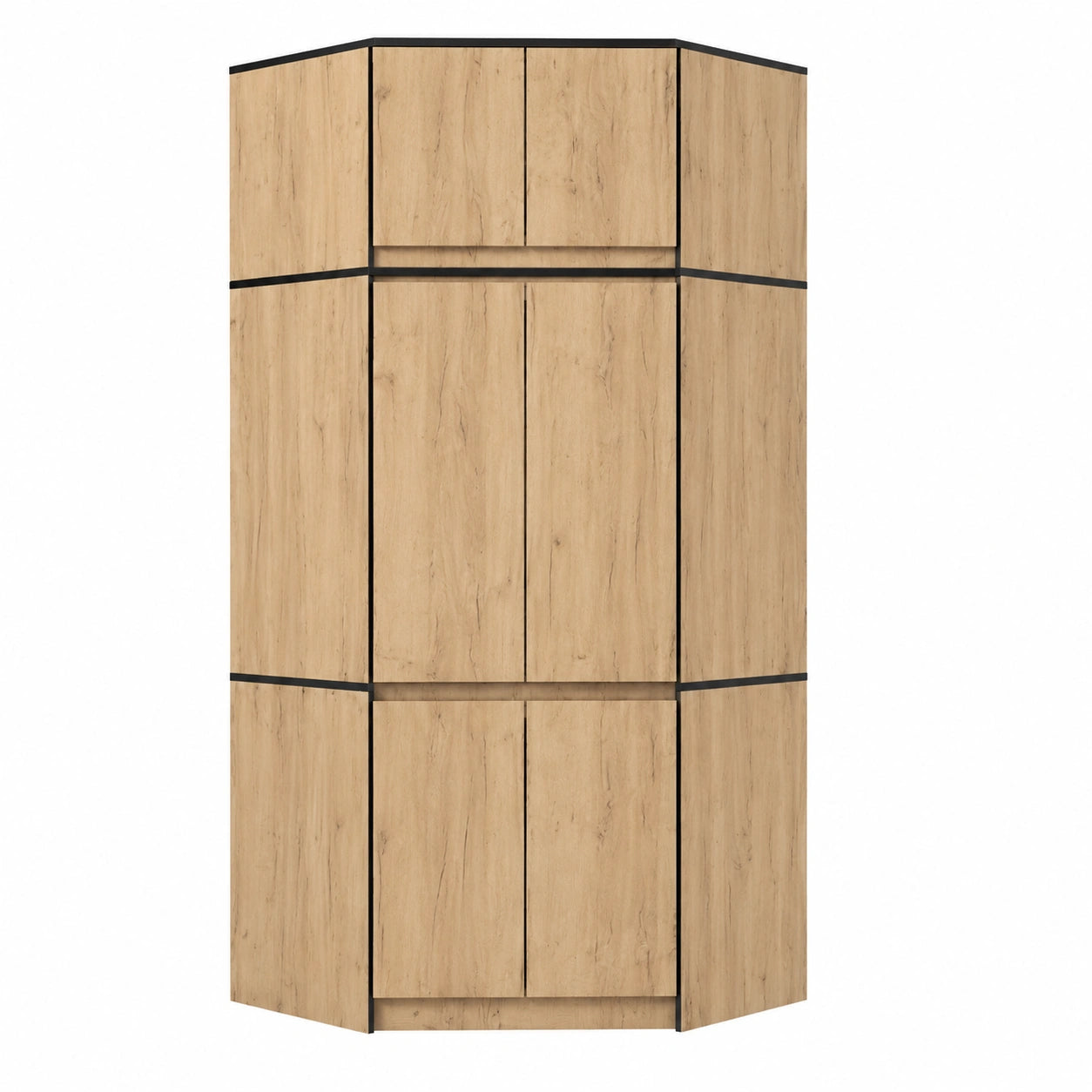 Armoire, avec étagères, avec portes, en chêne, pour la chambre