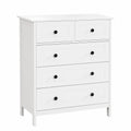 Commode, avec rangement, avec tiroirs, en métal, coloris blanc, 74 x 40 x 91 cm, pour la chambre ou le salon